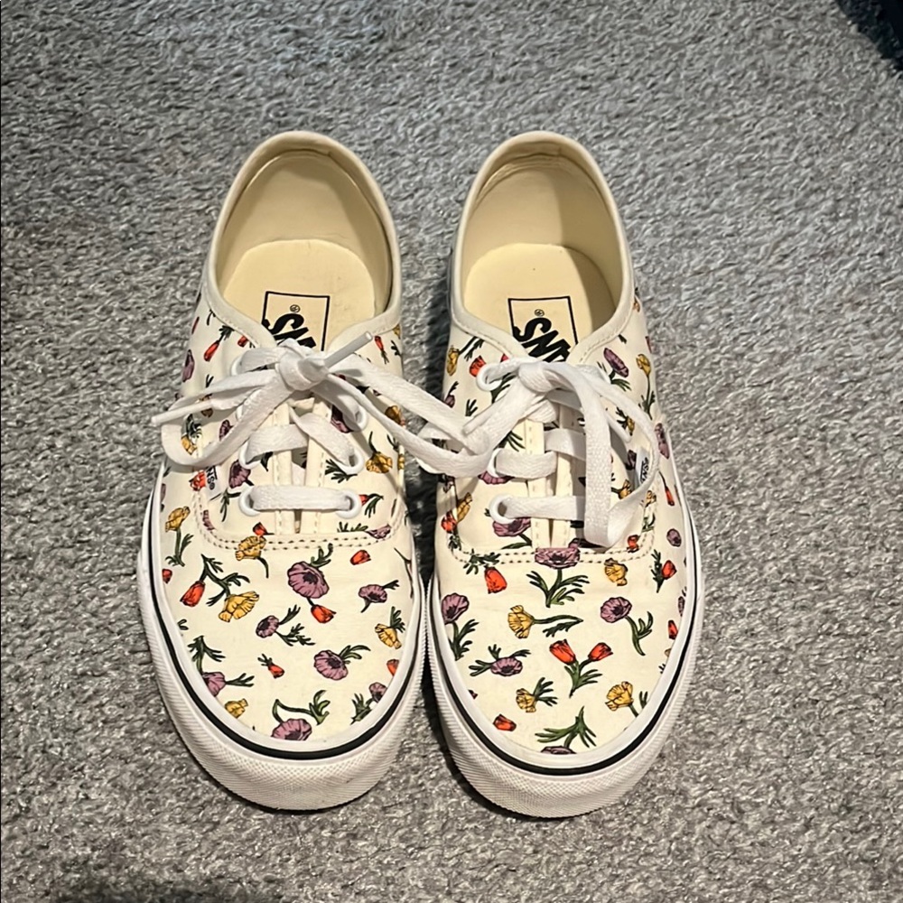 Vans Floral White Sneakers